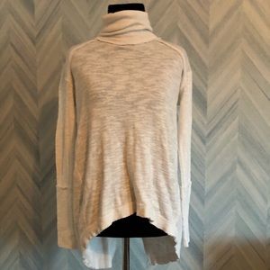 We the free white turtle neck shirt